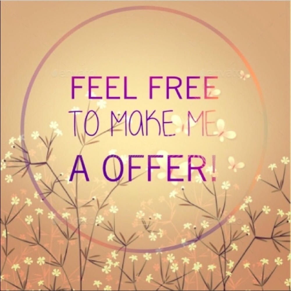 Reasonable offers welcome!!